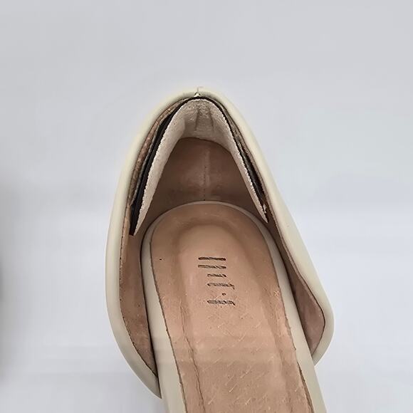J. Jill Leather Pointed Toe Slip on D'orsay Ballet Flats Shoes Elegant Tan SZ 8 - Picture 3 of 8